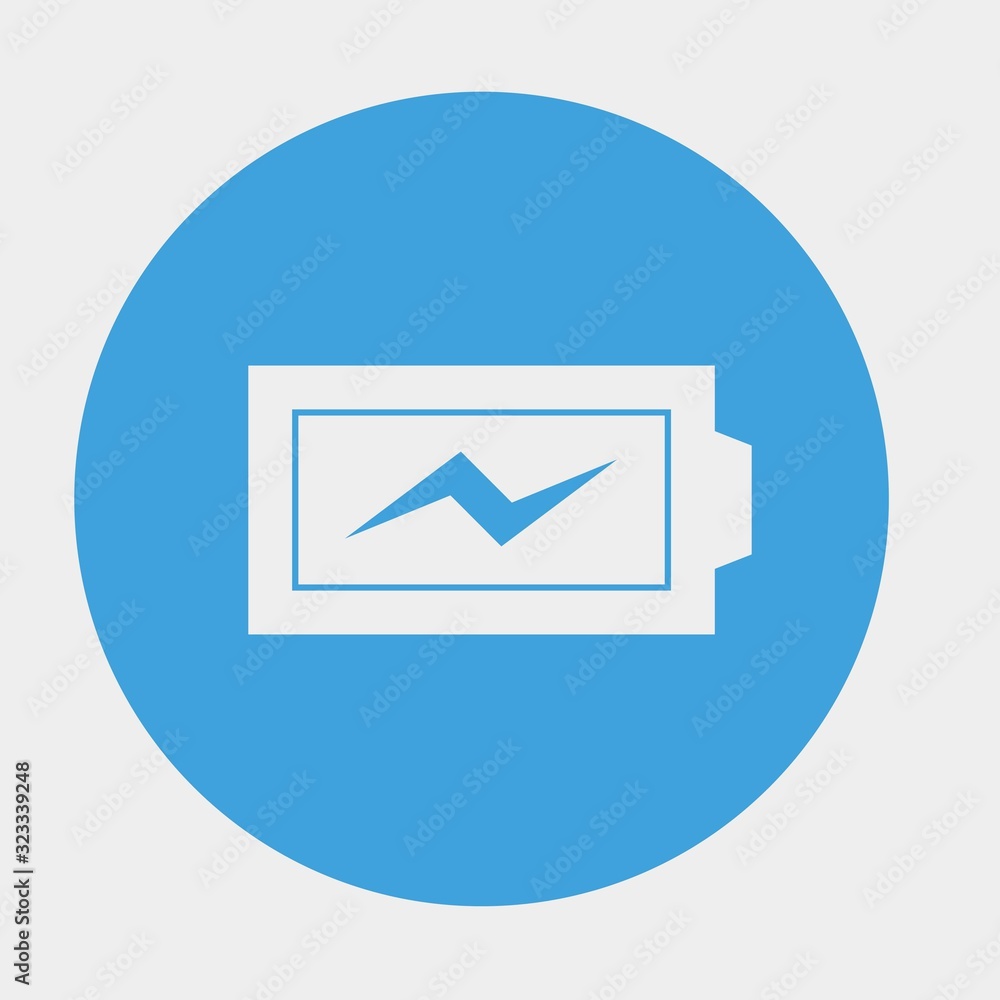 charging battery icon vector illustration and symbol for website and graphic design charging battery icon vector illustration and symbol for website and graphic design