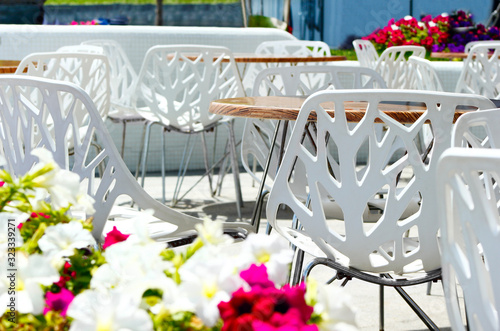 Summer cafe outdoor