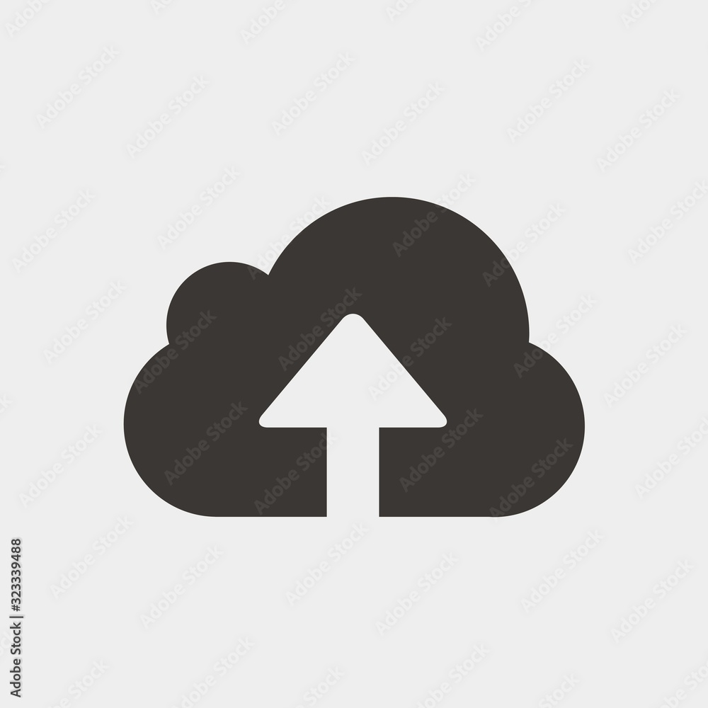 cloud upload icon vector illustration and symbol for website and graphic design cloud upload icon vector illustration and symbol for website and graphic design