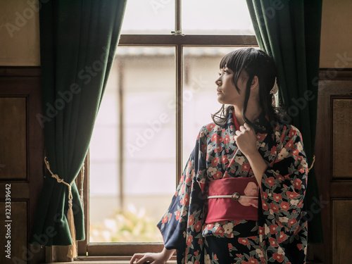 Japanense spring kimono 11 photo