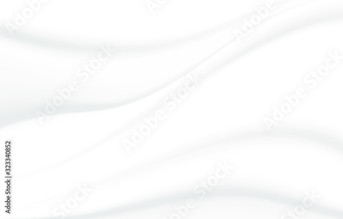 White cloth soft wave texture pattern background