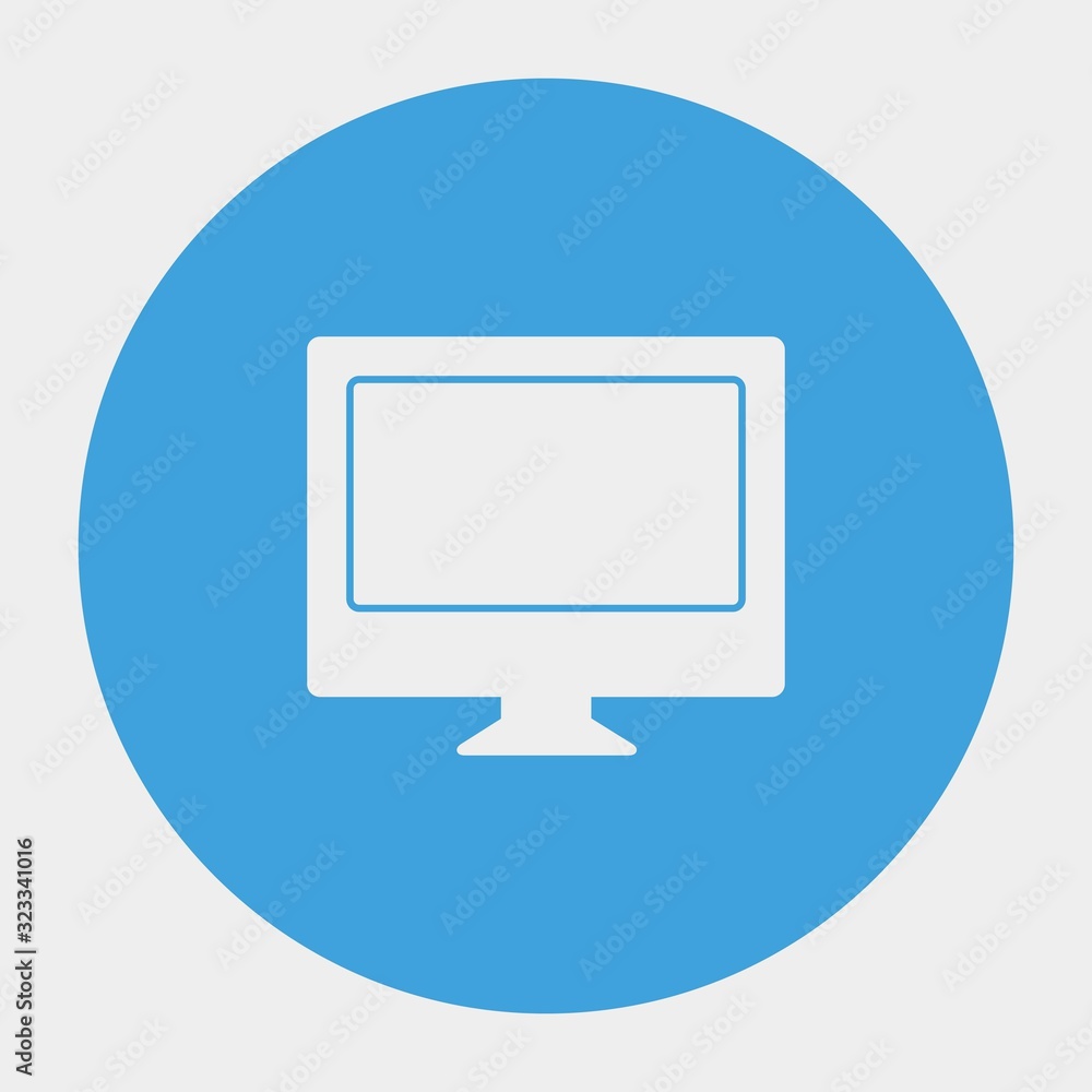 monitor icon vector illustration and symbol for website and graphic design monitor icon vector illustration and symbol for website and graphic design