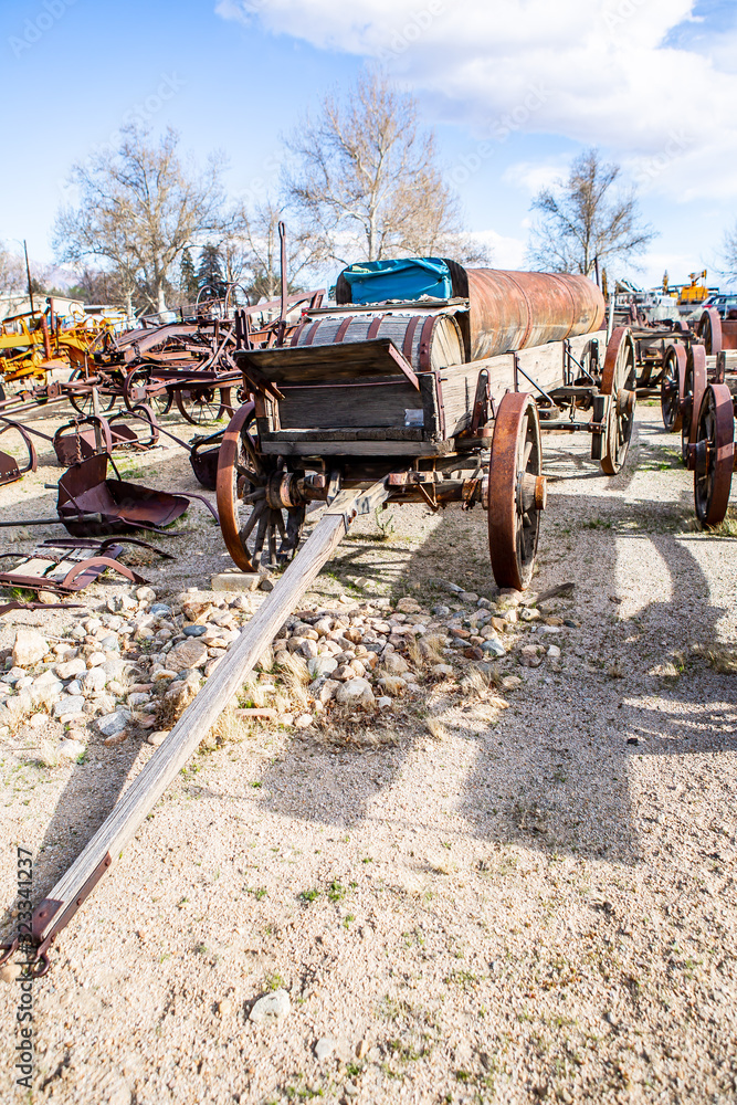 Obraz premium rustic farm equipment