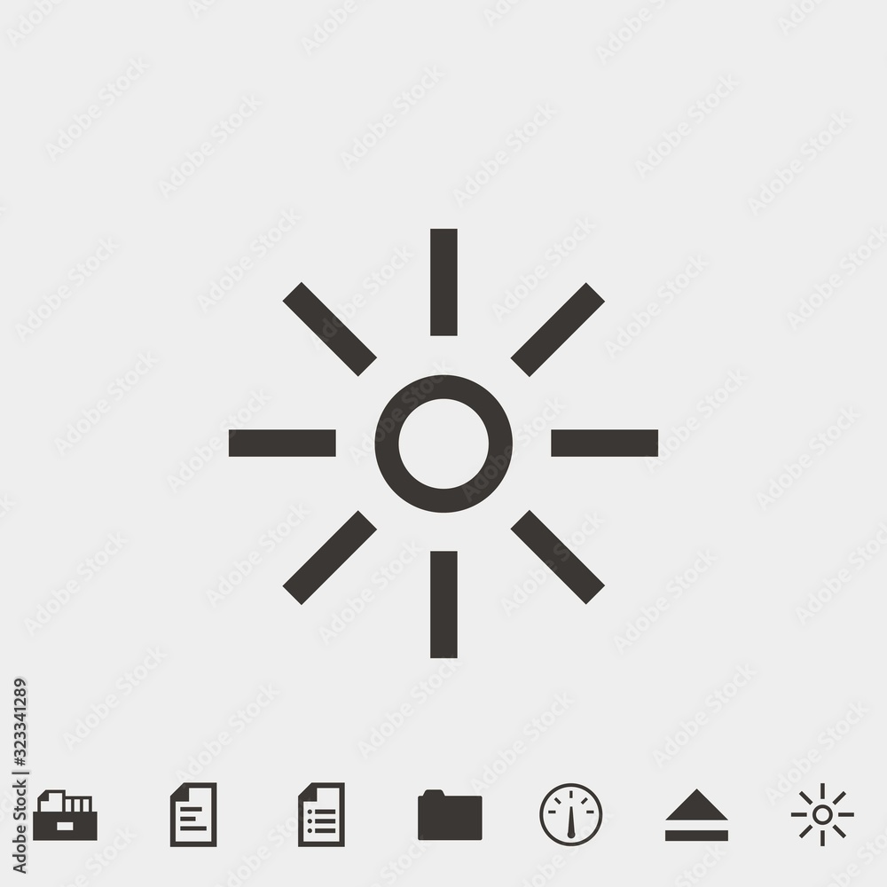 sun icon vector illustration and symbol for website and graphic design sun icon vector illustration and symbol for website and graphic design