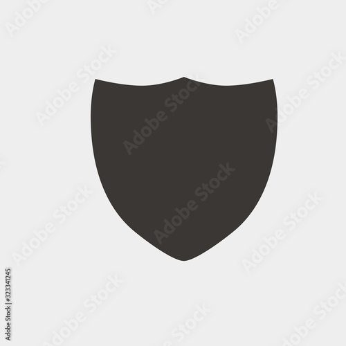 sheild icon vector illustration and symbol for website and graphic design