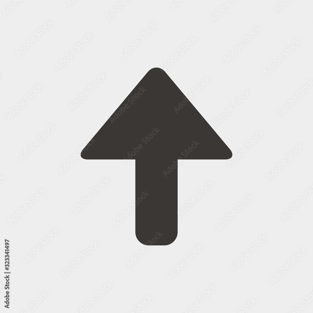 up arrow icon vector illustration and symbol for website and graphic design up arrow icon vector illustration and symbol for website and graphic design
