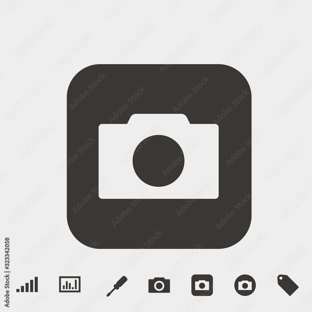camera icon vector illustration and symbol for website and graphic design camera icon vector illustration and symbol for website and graphic design