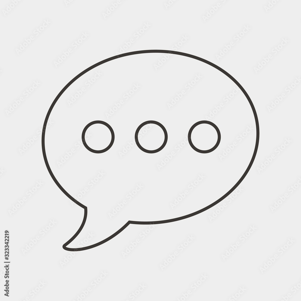 chat typing icon vector illustration and symbol for website and graphic design chat typing icon vector illustration and symbol for website and graphic design