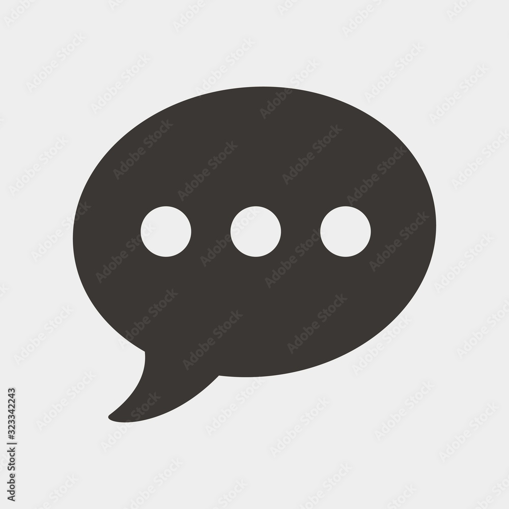 chat typing icon vector illustration and symbol for website and graphic design chat typing icon vector illustration and symbol for website and graphic design