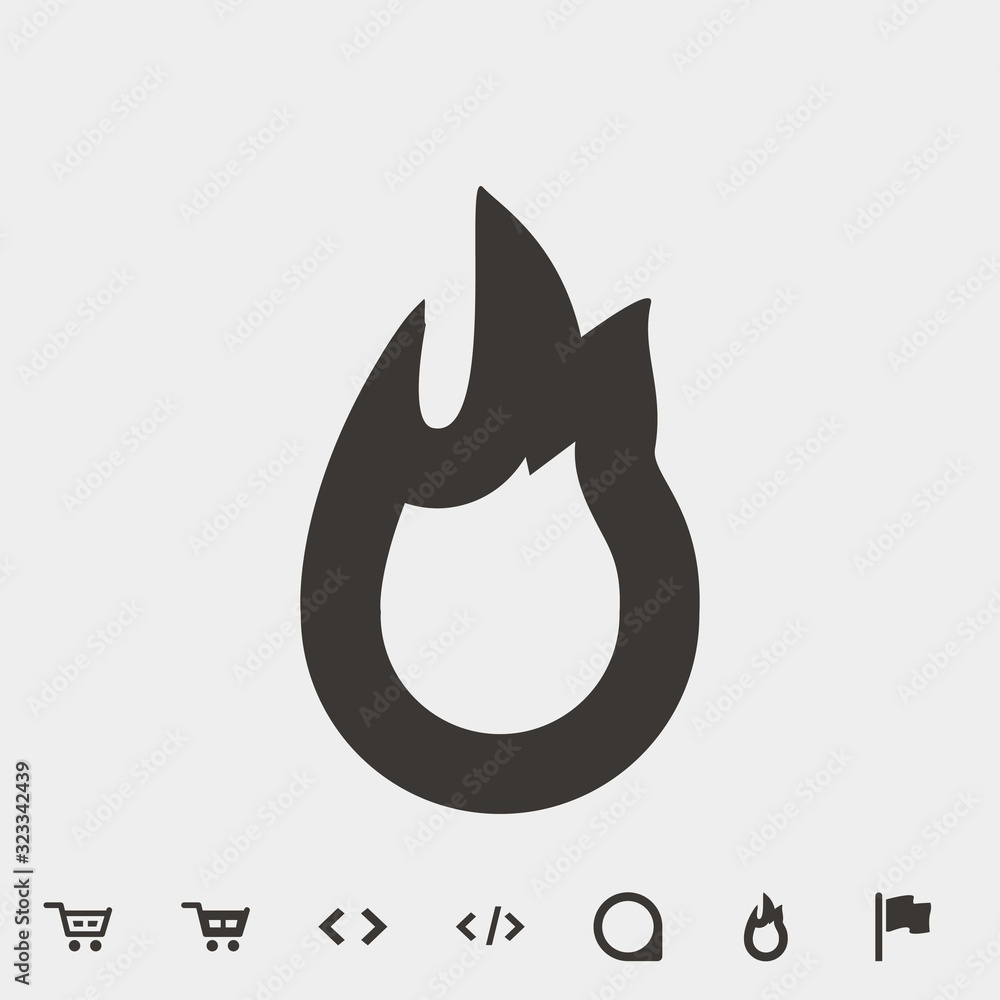 fire flame icon vector illustration and symbol for website and graphic design fire flame icon vector illustration and symbol for website and graphic design