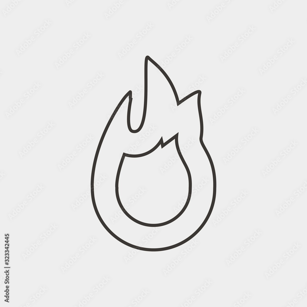 fire flame icon vector illustration and symbol for website and graphic design fire flame icon vector illustration and symbol for website and graphic design