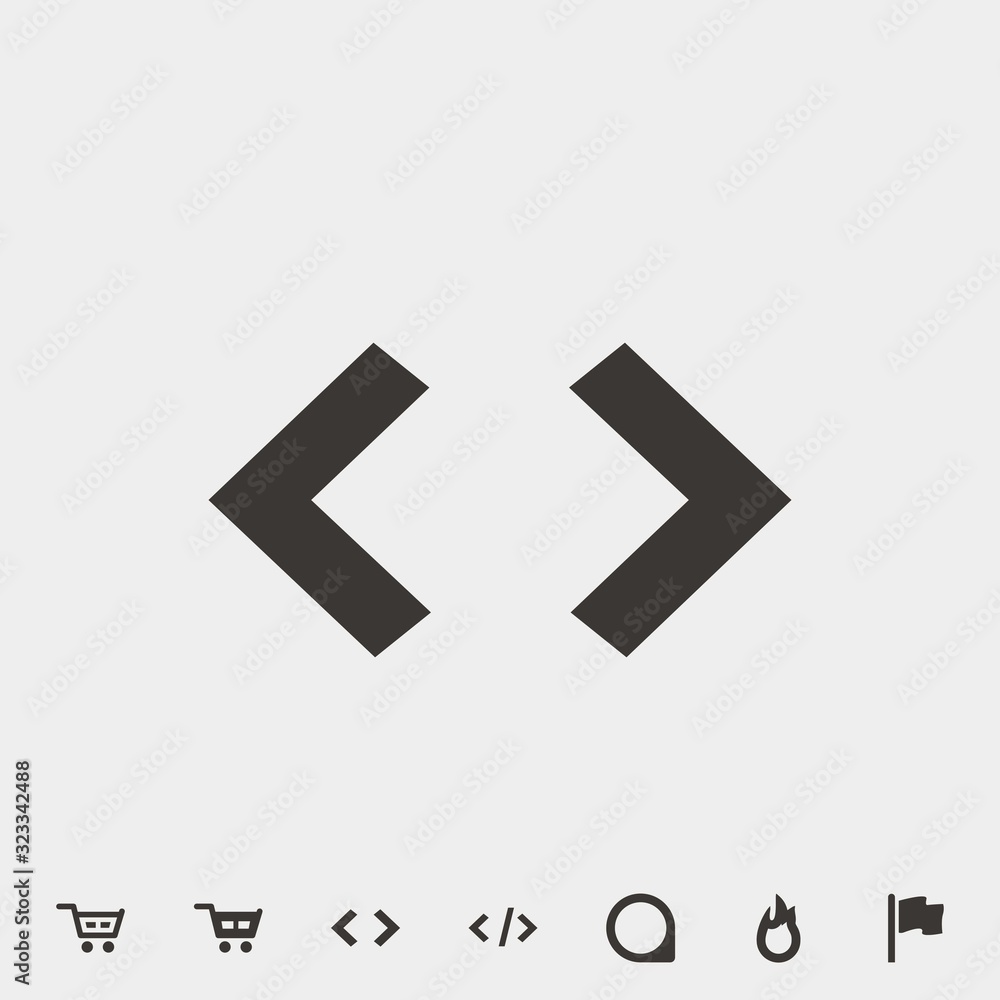 less than greater icon vector illustration and symbol for website and graphic design less than greater icon vector illustration and symbol for website and graphic design
