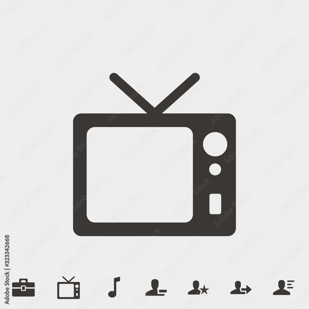 old tv icon vector illustration and symbol for website and graphic design old tv icon vector illustration and symbol for website and graphic design