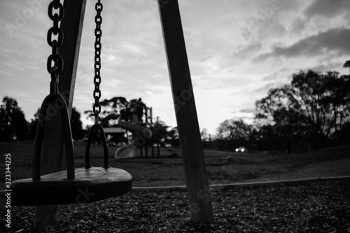 Black and white swing 