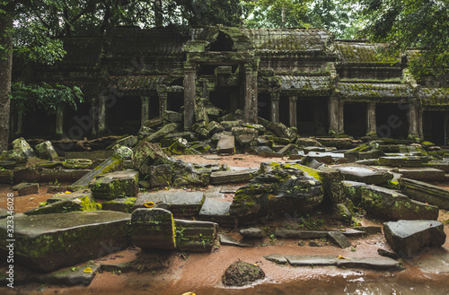 Ruins of a temple in Cambodia