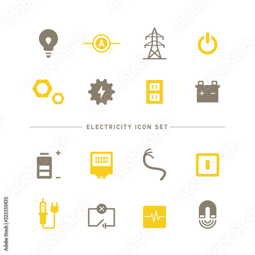 ELECTRICITY ICON SET