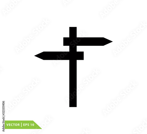 Wallpaper Mural Street sign icon vector logo template Torontodigital.ca