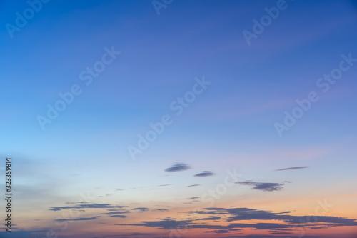 Colorful sky in twilight time, background © Chanintorn.v