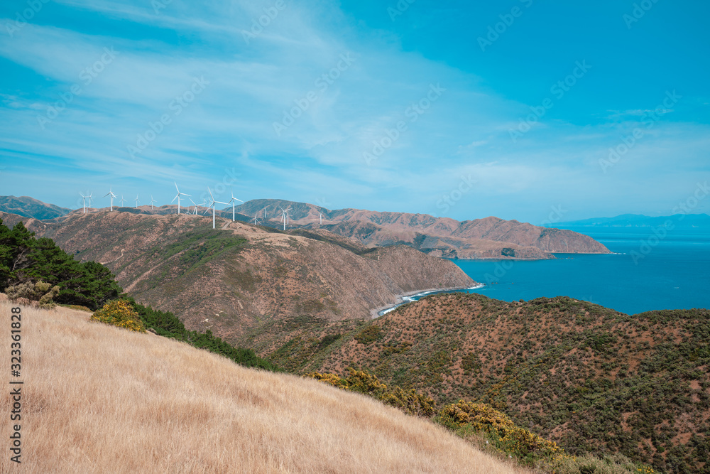 Wind farm on Makara, Wellington Wind farm on Makara, Wellington