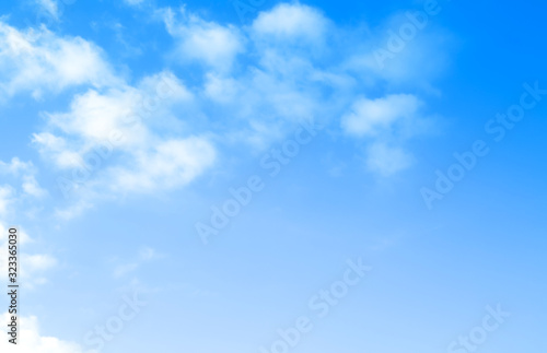 blue sky with beautiful natural white clouds