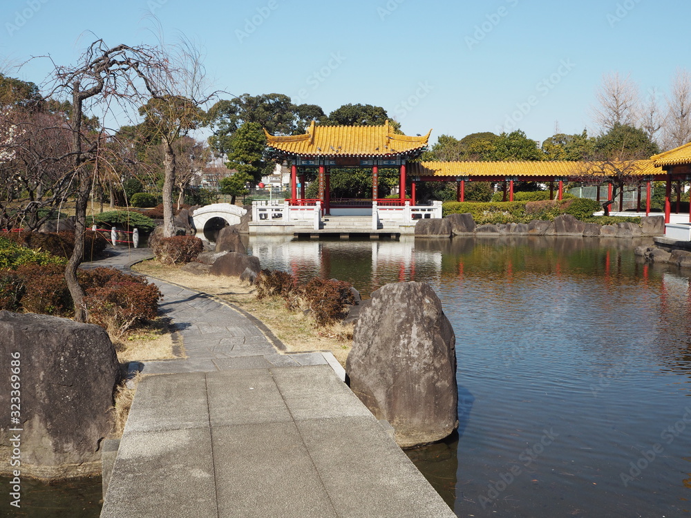 Obraz premium the beautiful chinese garden