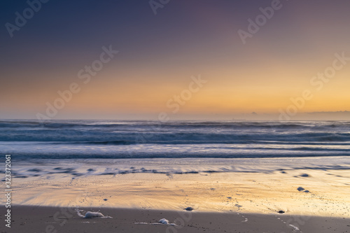 Wallpaper Mural Sunrise Seascape and Sea Foam Torontodigital.ca