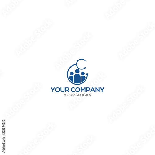 Medical Staff Doctor Logo Design Vector