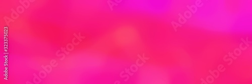 unfocused smooth horizontal banner background texture with bright pink, deep pink and crimson colors and space for text or image