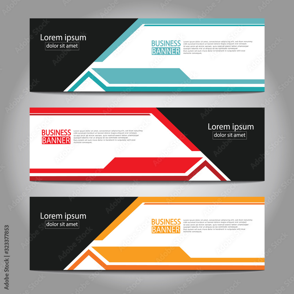 Vector abstract design web banner template. Web Design Elements - Header Design. Abstract geometric web banner template on grey background.Modern banner. Vector abstract design web banner template. Web Design Elements - Header Design. Abstract geometric web banner template on grey background.Modern banner.
