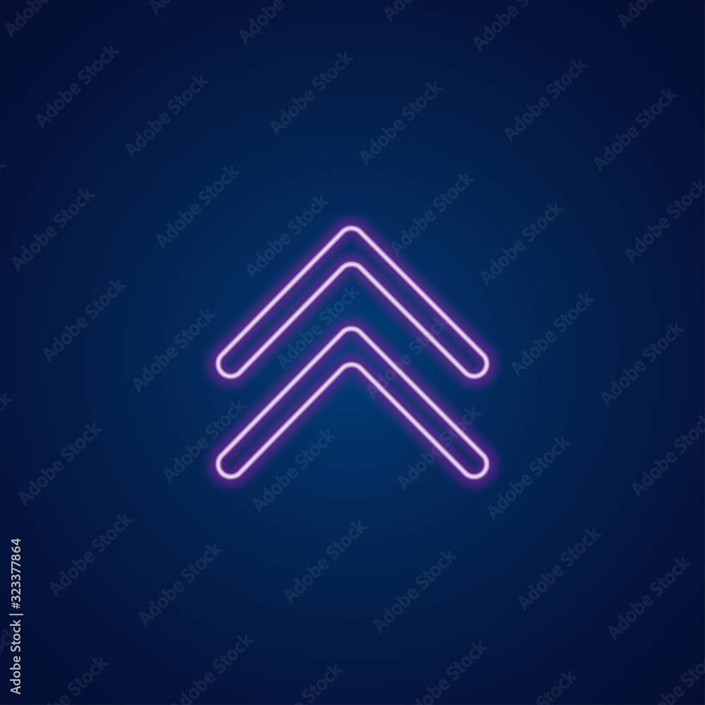 Obraz premium swipe up social network story neon vector