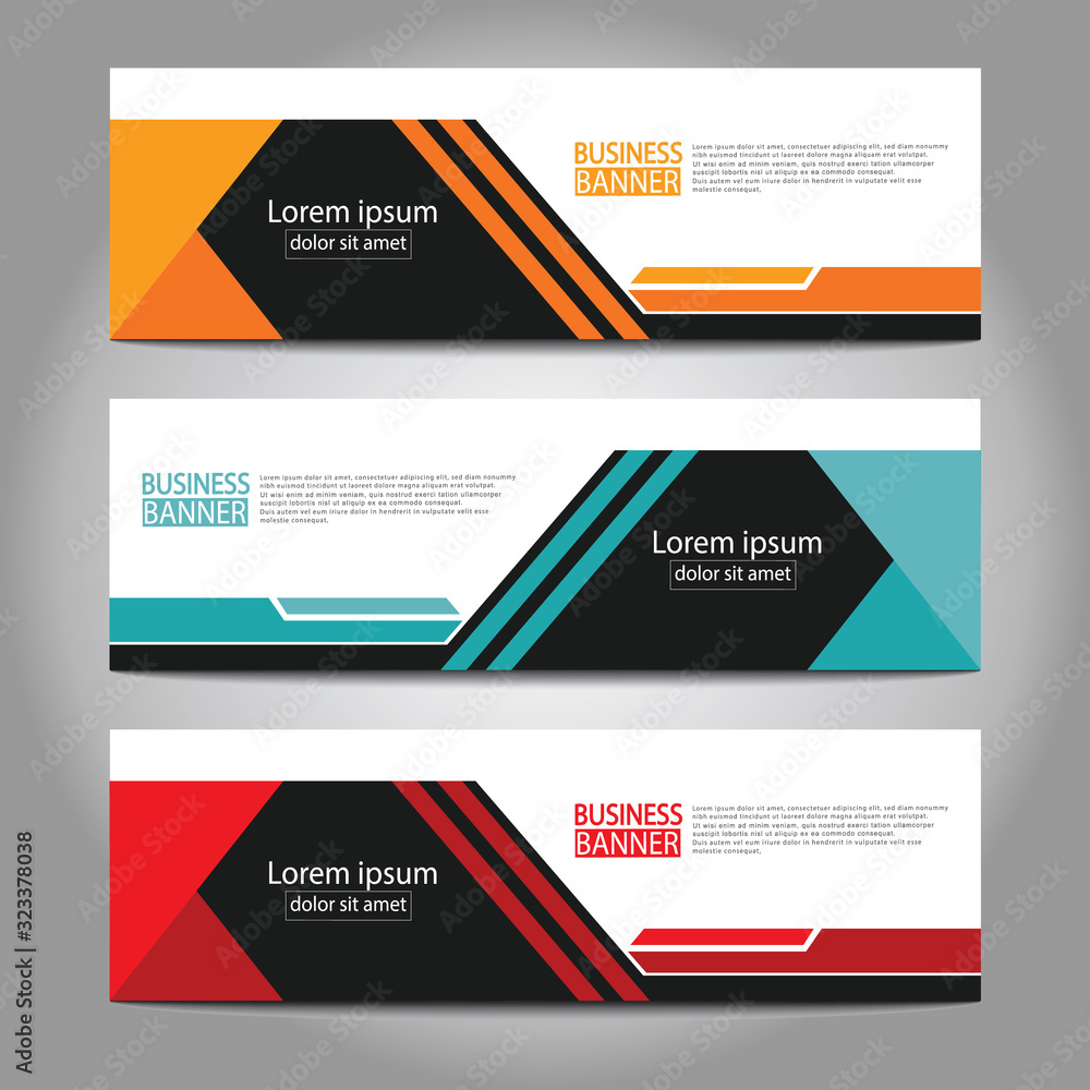 Vector abstract design web banner template. Web Design Elements - Header Design. Abstract geometric web banner template on grey background.Modern banner. Vector abstract design web banner template. Web Design Elements - Header Design. Abstract geometric web banner template on grey background.Modern banner.