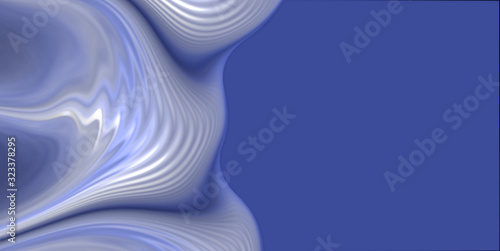 Abstract fractal gnarl pattern on a blue background