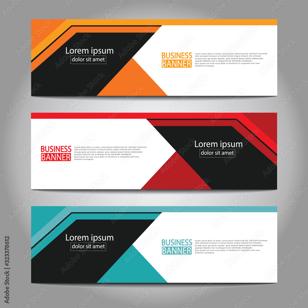 Vector abstract design web banner template. Web Design Elements - Header Design. Abstract geometric web banner template on grey background.Modern banner. Vector abstract design web banner template. Web Design Elements - Header Design. Abstract geometric web banner template on grey background.Modern banner.