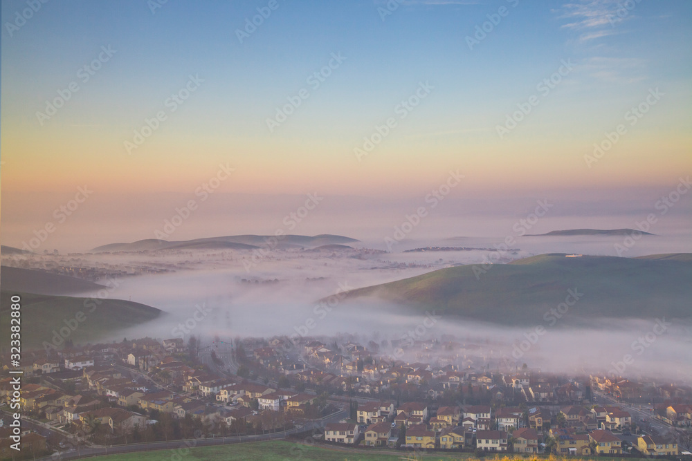 Morning Fog in Tri-Valley