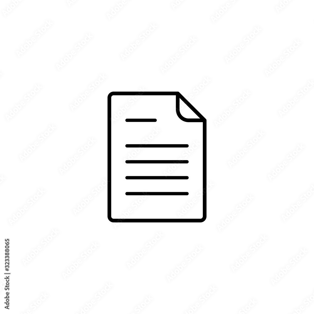 Document file vector icon. File Icon Vector. Trendy Flat style for graphic design, Web site, UI. EPS10. Vector illustration Document file vector icon. File Icon Vector. Trendy Flat style for graphic design, Web site, UI. EPS10. Vector illustration