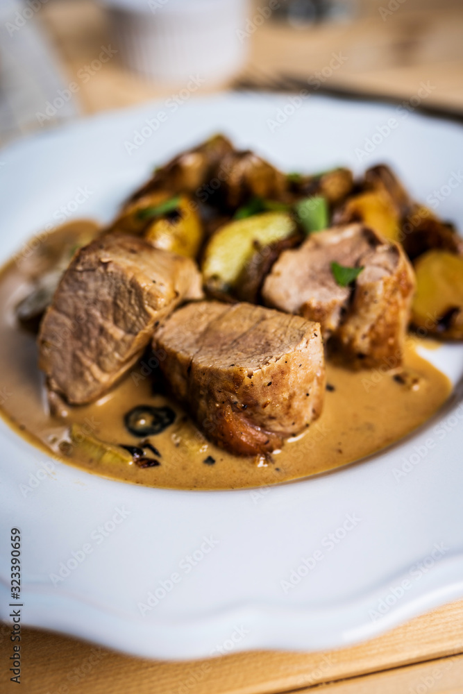 Griled pork tenderloin