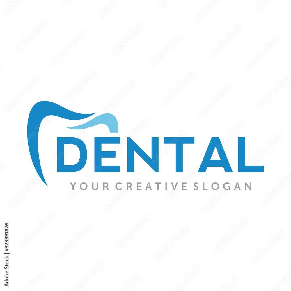 Dental Logo, Tooth dental logo, Dental Care Logo Inspiration Vector Dental Logo, Tooth dental logo, Dental Care Logo Inspiration Vector