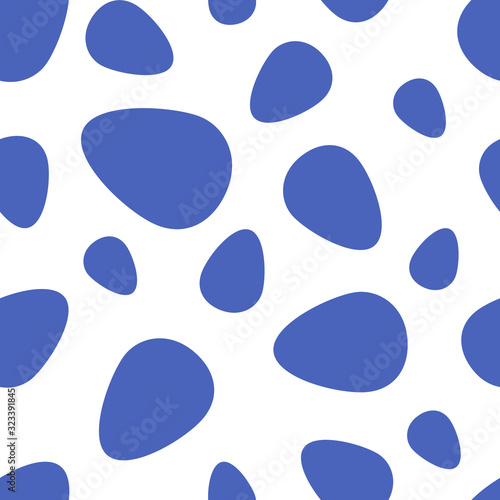Easter Pattern Blue Eggs