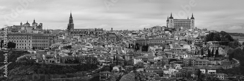 The Toledo, Spain Skyline on a Cloudy Day