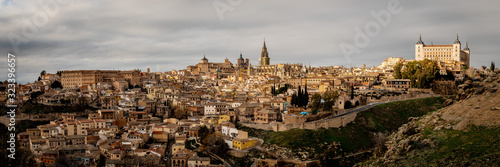 The Toledo, Spain Skyline on a Cloudy Day