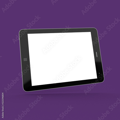 tablet mockup rendering design