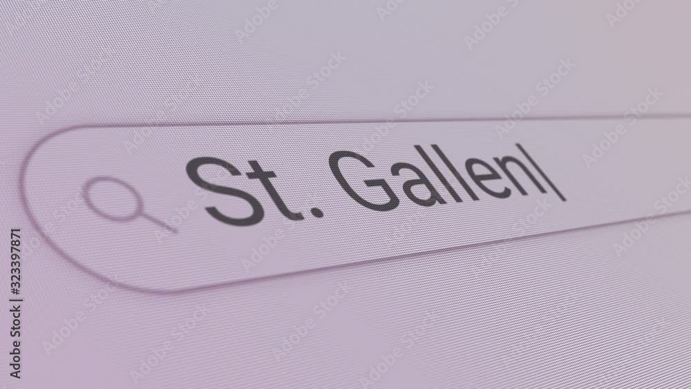St. Gallen Search Bar Close Up Single Line Typing Text Box Layout Web Database Browser Engine Concept St. Gallen Search Bar Close Up Single Line Typing Text Box Layout Web Database Browser Engine Concept