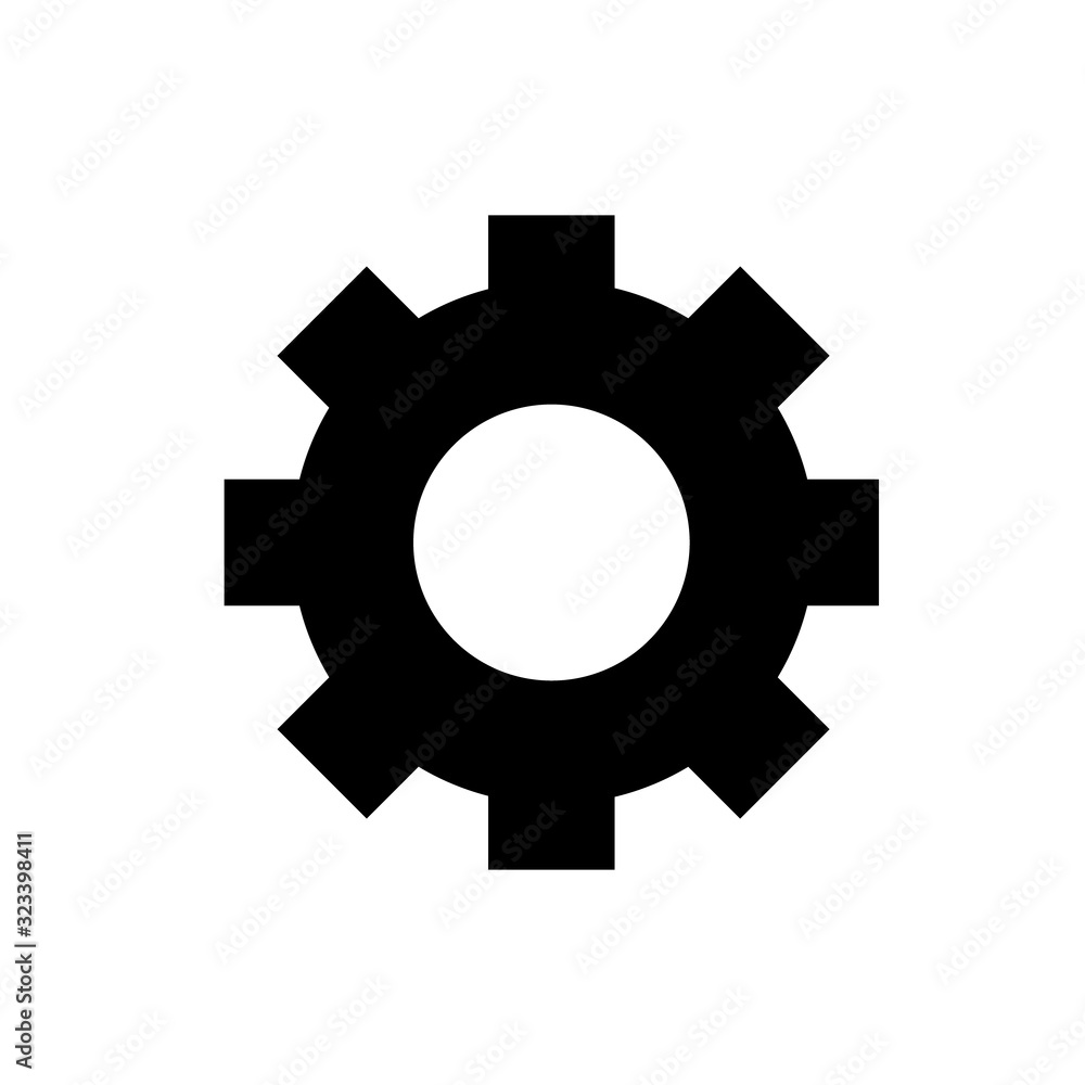 gear icon vector
