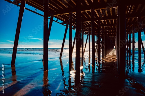wooden pier Pismo Beach Pacific coast California © DD25