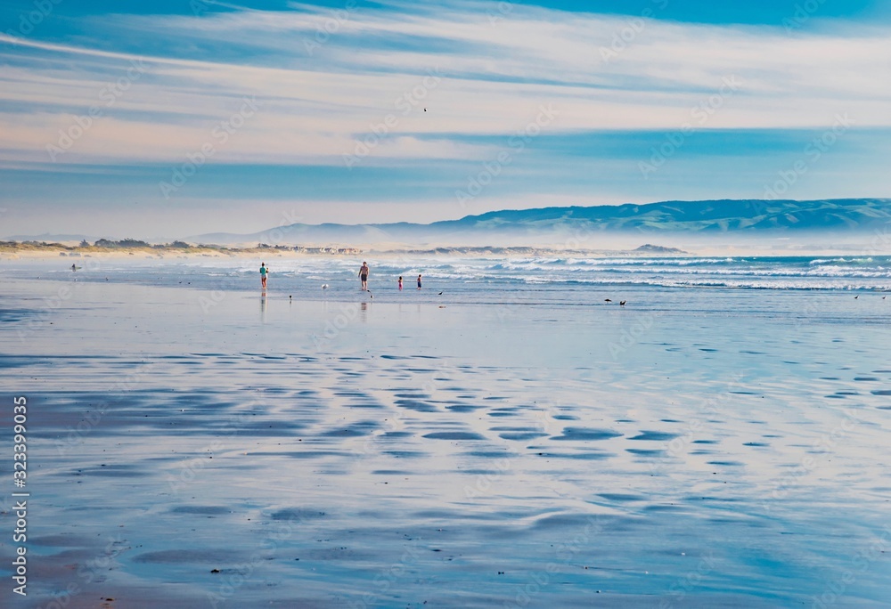 town of Pismo Beach on the Pacific coast of California town of Pismo Beach on the Pacific coast of California