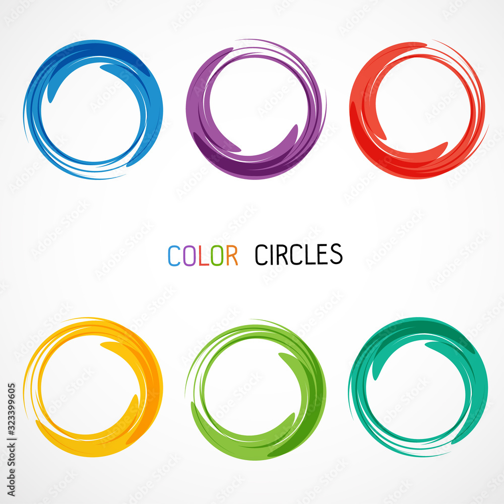 Color circles set Color circles set