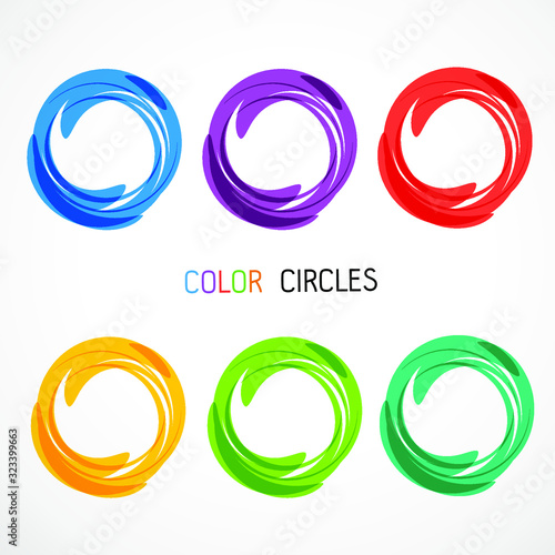 Color circles set