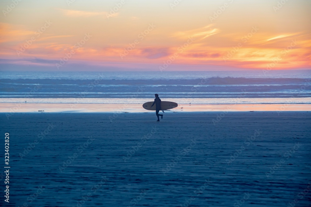 Fototapeta premium sunset of Pismo Beach California