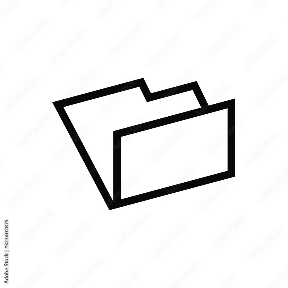 Folder Icon Flat for your web site design, app, logo, UI. Folder Icon Flat for your web site design, app, logo, UI.