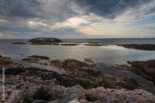 Norwegian sea landscape in Norway